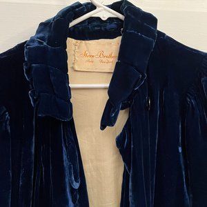Stern Brothers Vintage Velvet Coat